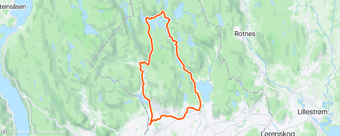 Map of the activity, Sugen søndag på Ring 4