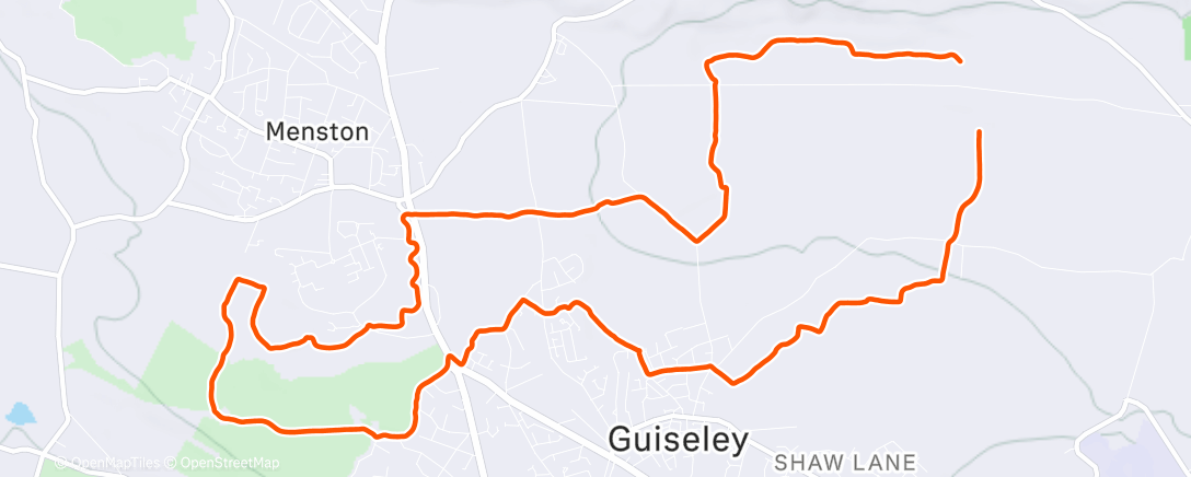 Карта физической активности (Lunch Run)