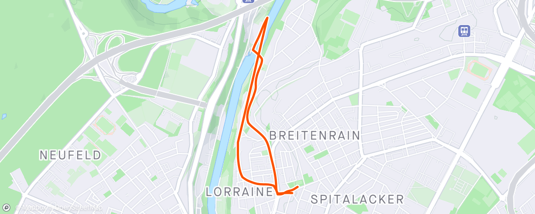 Map of the activity, Training for GP Bern