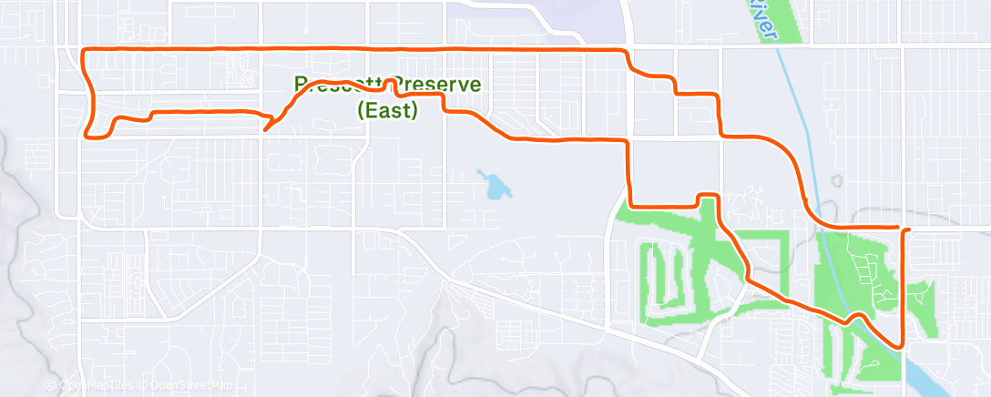 Карта физической активности (Morning Run)