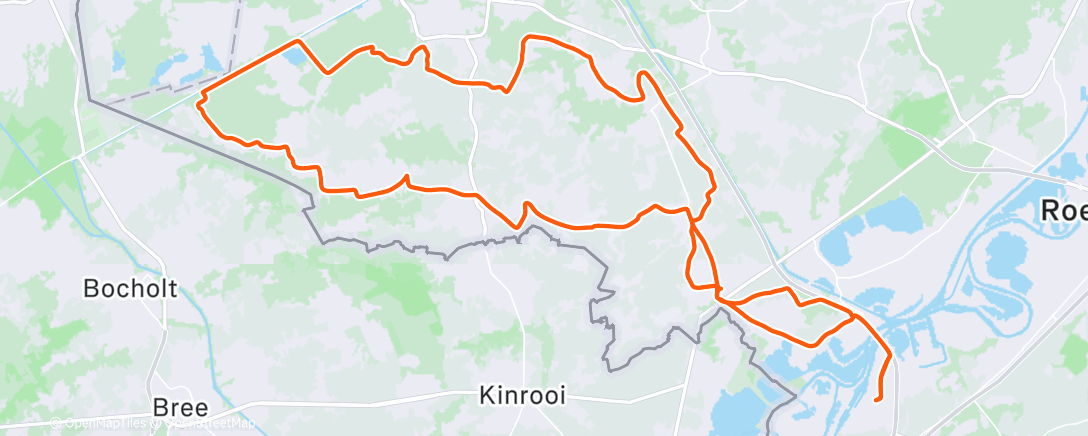 Карта физической активности (Middagrit)