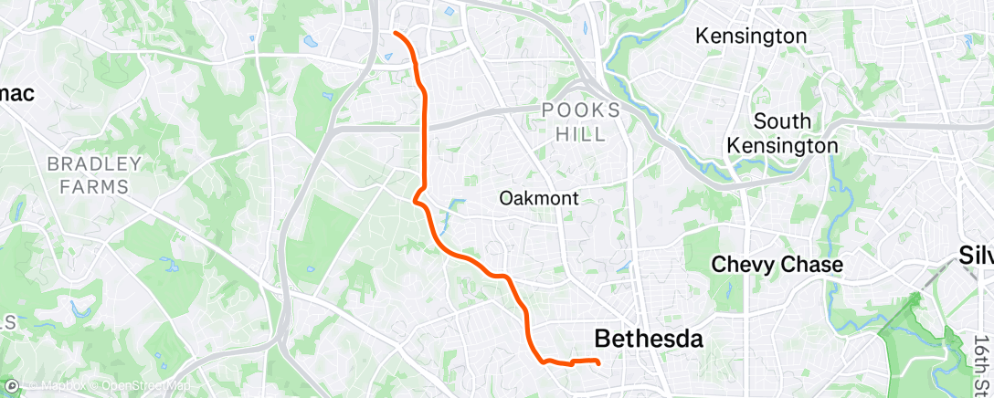 Map of the activity, Morning Ride