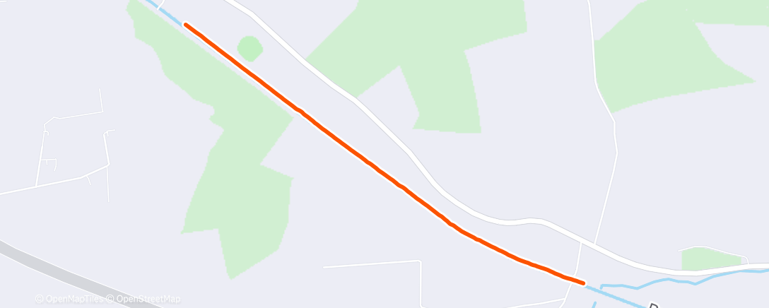 Map of the activity, Afternoon Walk