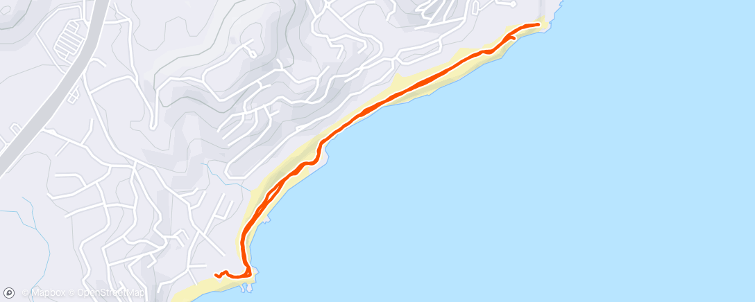 Map of the activity, Morning Palmilla Walk
