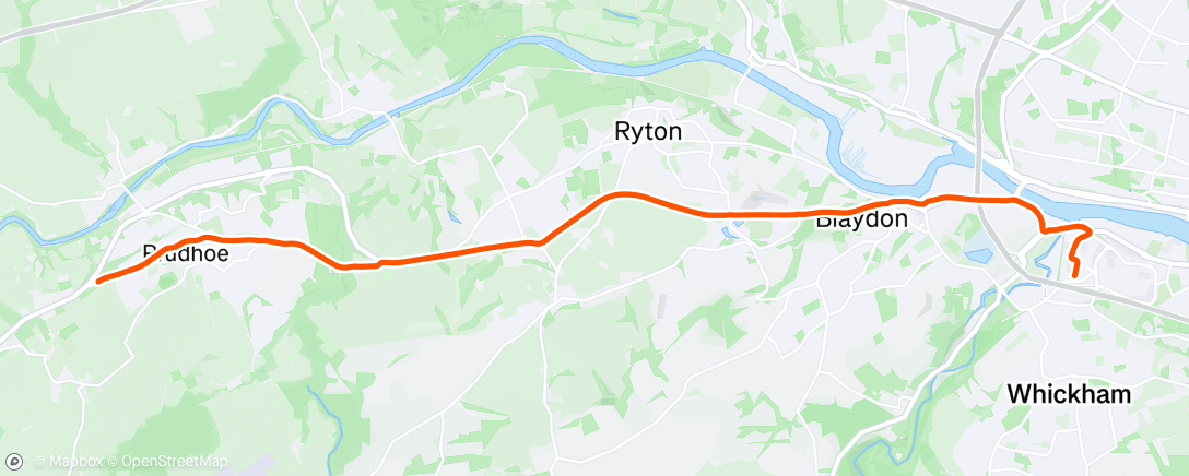 Map of the activity, Morning Ride