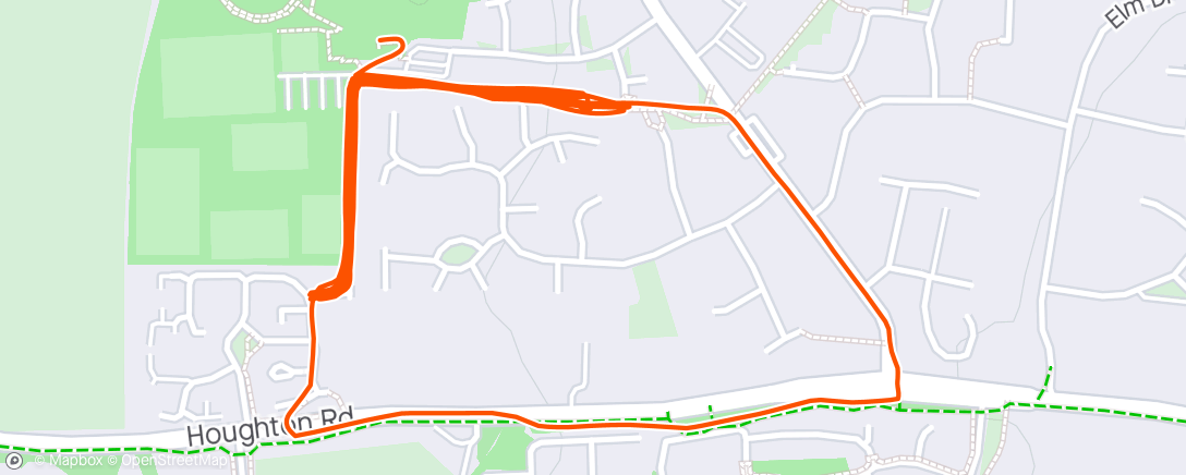 Map of the activity, Interval Training
