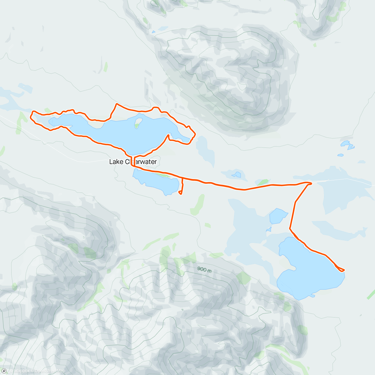 Map of the activity, ROUVY - MTB - Hakatere Conservation Park ~ New Zealand