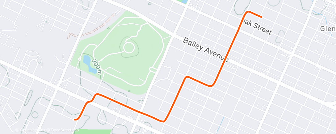 Map of the activity, Afternoon Ride