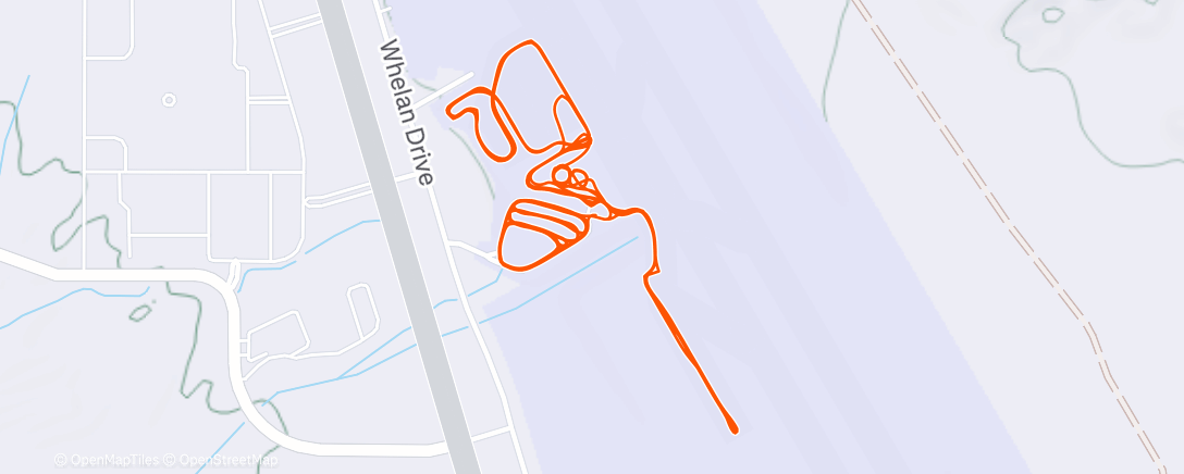 Map of the activity, Evening Ride