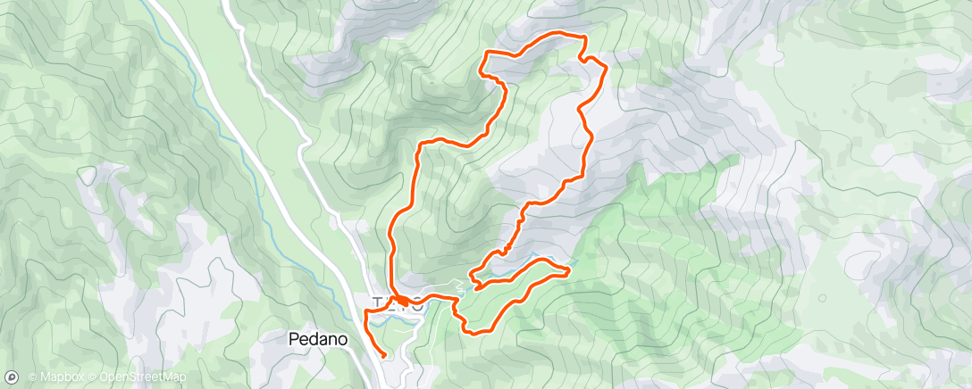 Karte der Aktivität „Trail de Petrablinca 11kms et 720 d+”