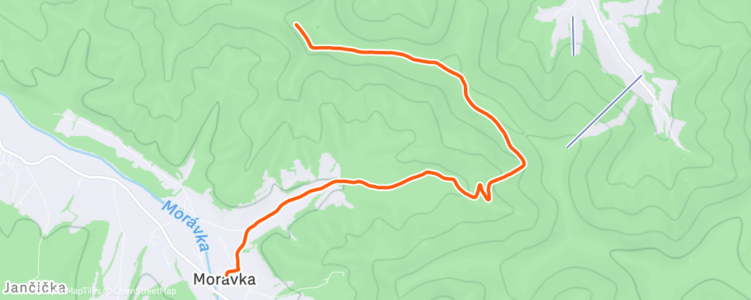 Карта физической активности (Morning Hike)