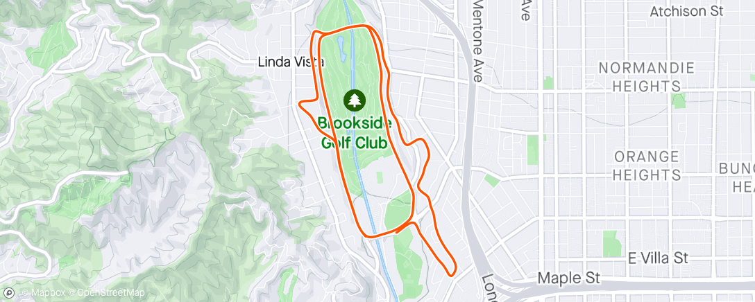 Map of the activity, Sneaking in some hills 🤭