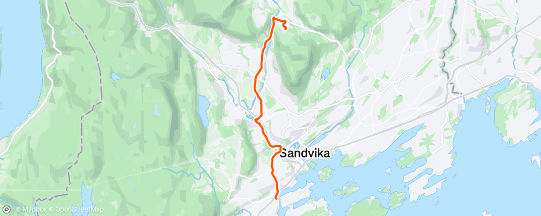 Map of the activity, Afternoon Ride