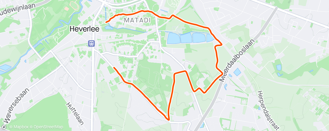 Kaart van de activiteit “20240428 Afternoon Walk Leuven, Vlaanderen 🌧”