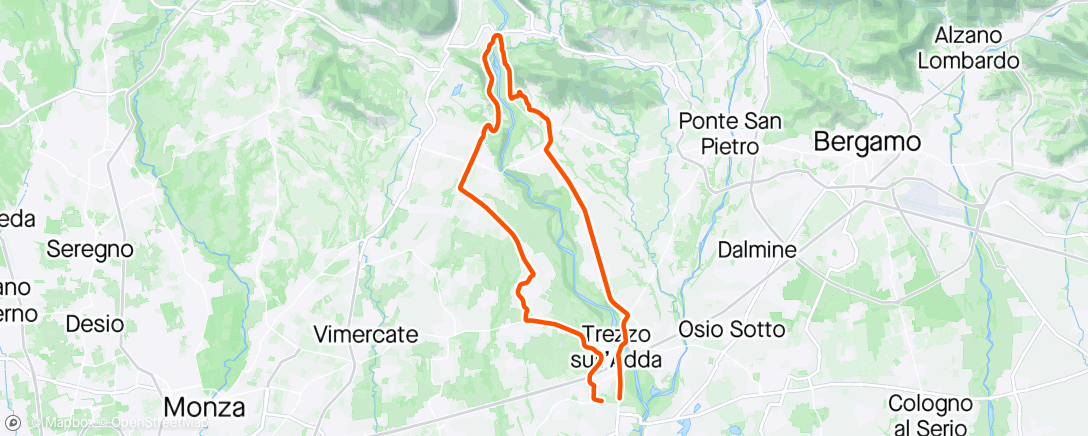 Map of the activity, Respiro-Villa d’Adda