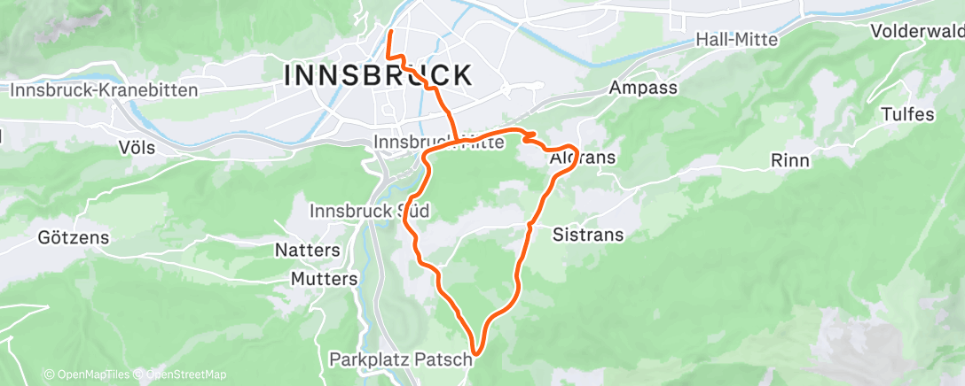 Карта физической активности (Zwift - : 2.4.0 CA. TORQUE (cad. 45-55) on Lutscher in Innsbruck)