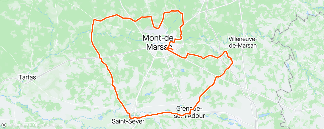 「VÉLO TT ⏩️ Déblocage ⏩️ Tri M Mimizan」活動的地圖