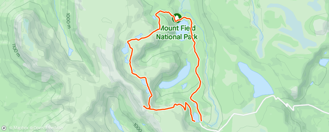 Mapa da atividade, Tarn Shelf