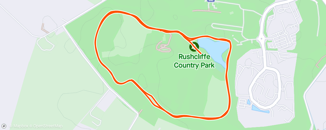 Карта физической активности (Rushcliffe parkrun nice course)