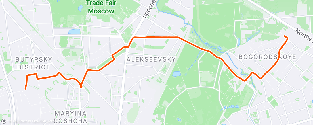 Mapa de la actividad, Bikefromwork