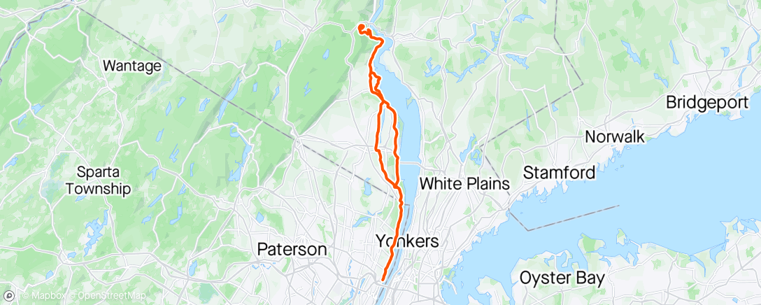 Карта физической активности (Ride 63 2024 Bear Mountain with my New York Peeps)