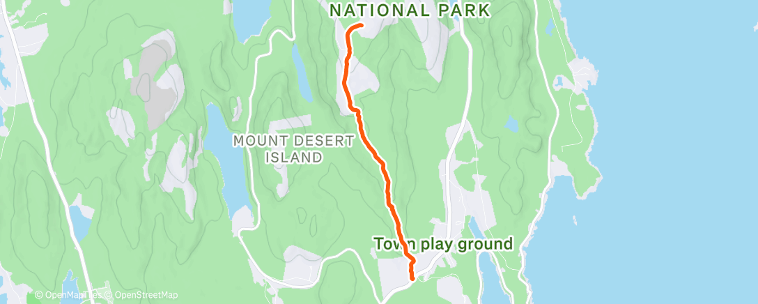 Map of the activity, Cadillac