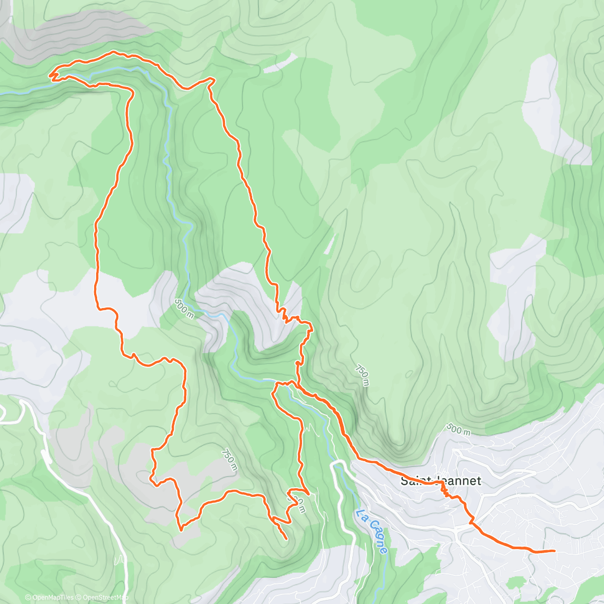 Map of the activity, Vescagne