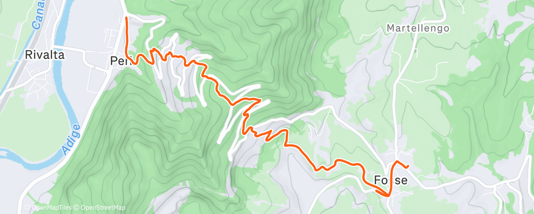Карта физической активности (Fosse - Peri 🎢)
