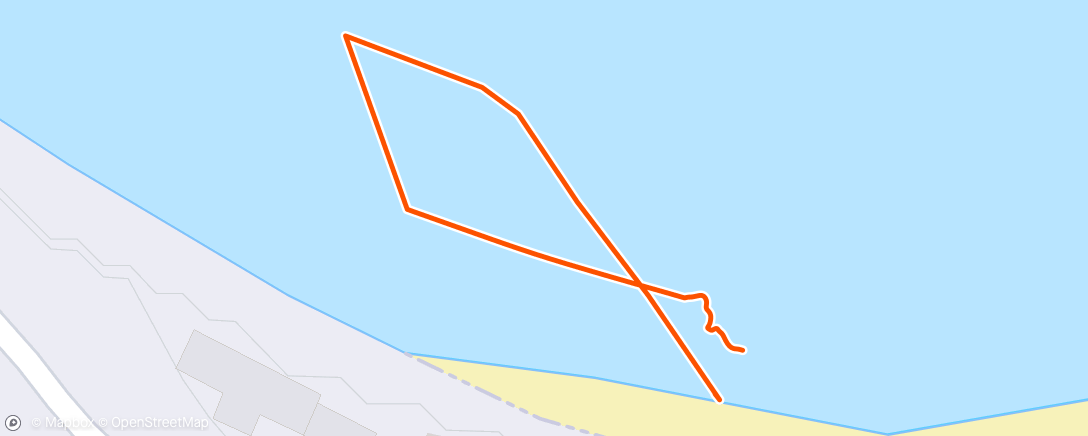 Map of the activity, Morning Snorkelling