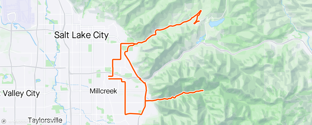 Map of the activity, Peak Utah