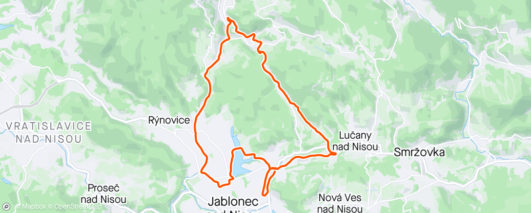 Map of the activity, Afternoon Ride 2/2