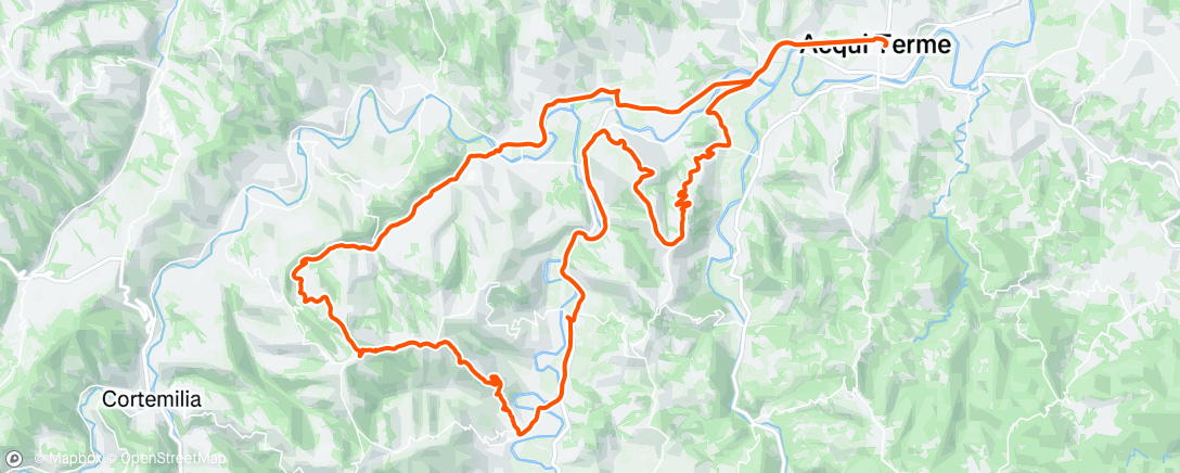 Map of the activity, Morning Ride
