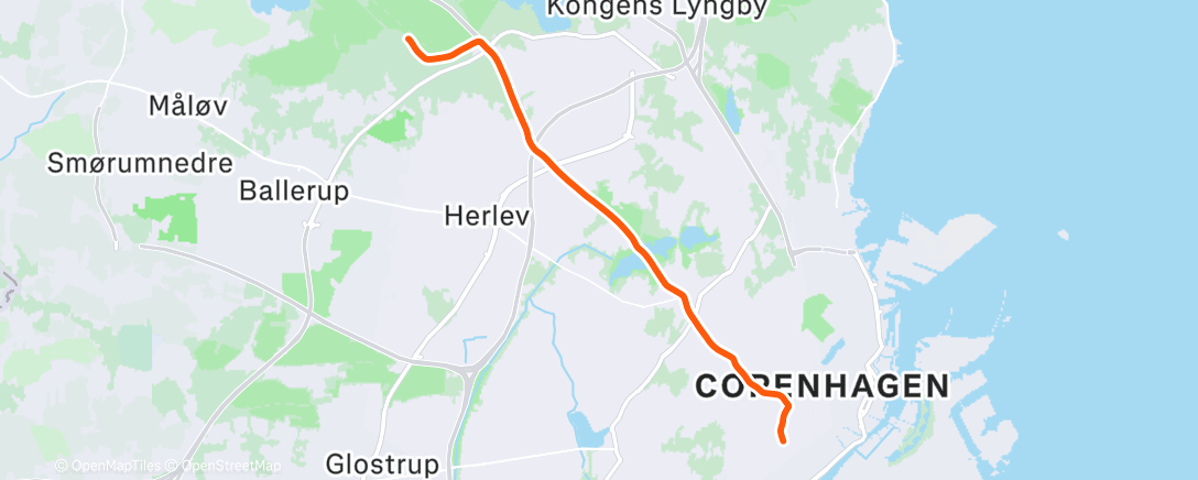 Карта физической активности (Homebound MTB)