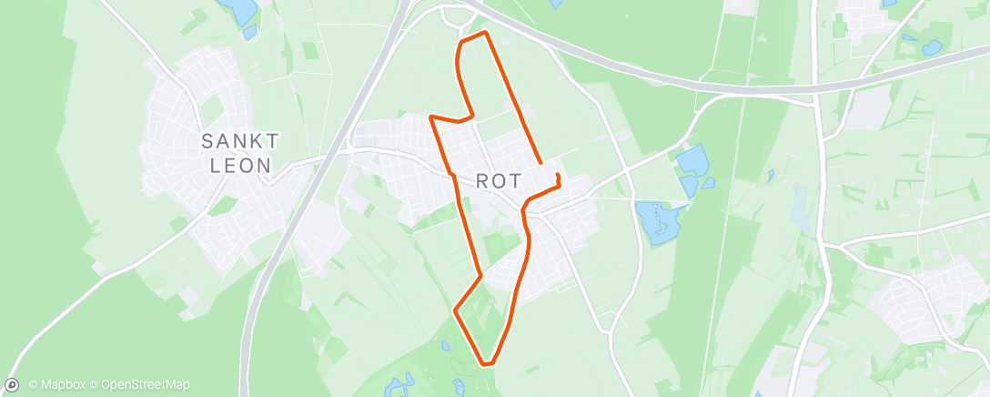Map of the activity, Abendlauf