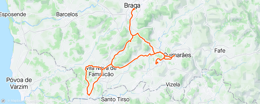 Karte der Aktivität „Volta de bicicleta matinal”