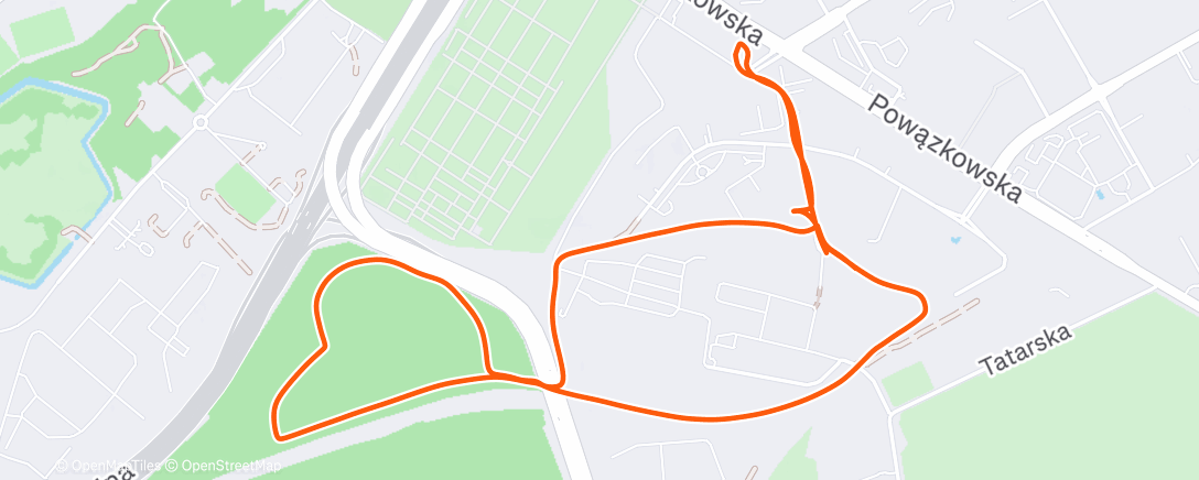 Map of the activity, Afternoon Walk