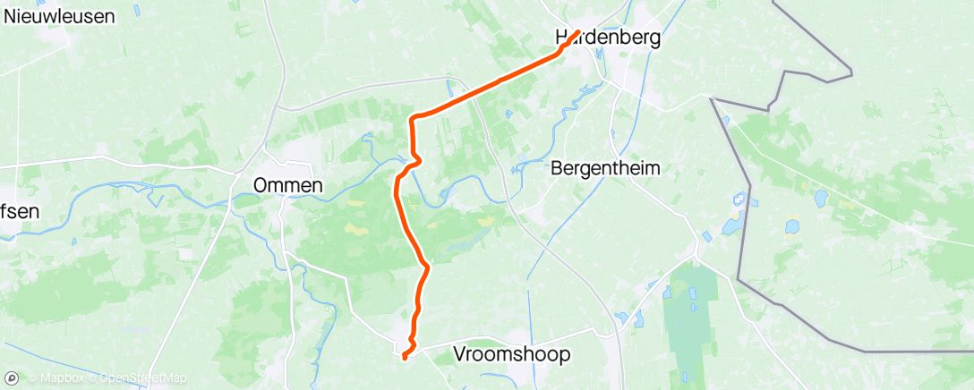 Map of the activity, Afternoon Ride - werkwoon op speedpedelec