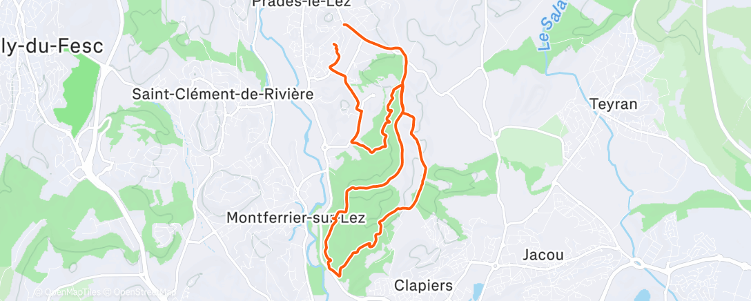 Map of the activity, Après la pluie...