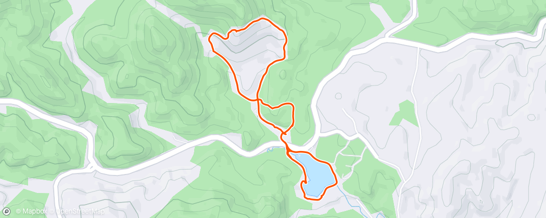 Map of the activity, Afternoon Hike