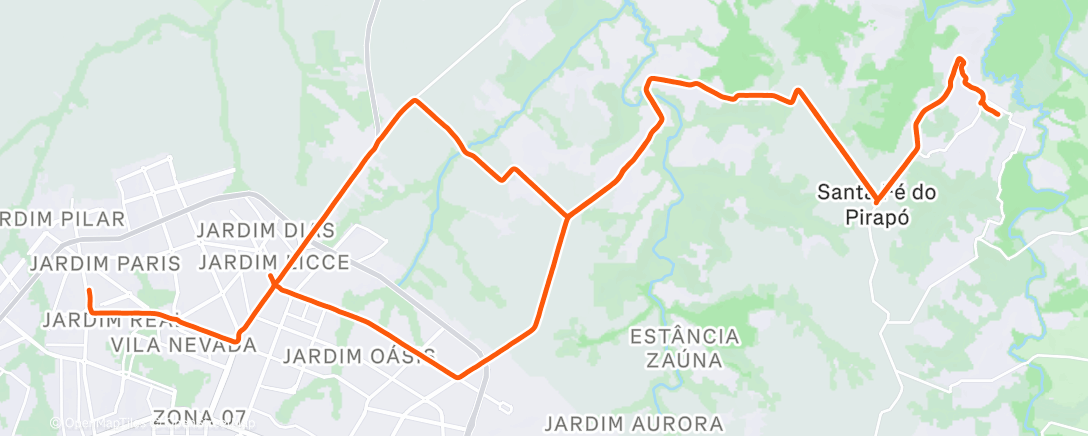 Map of the activity, PADAL MARINGA