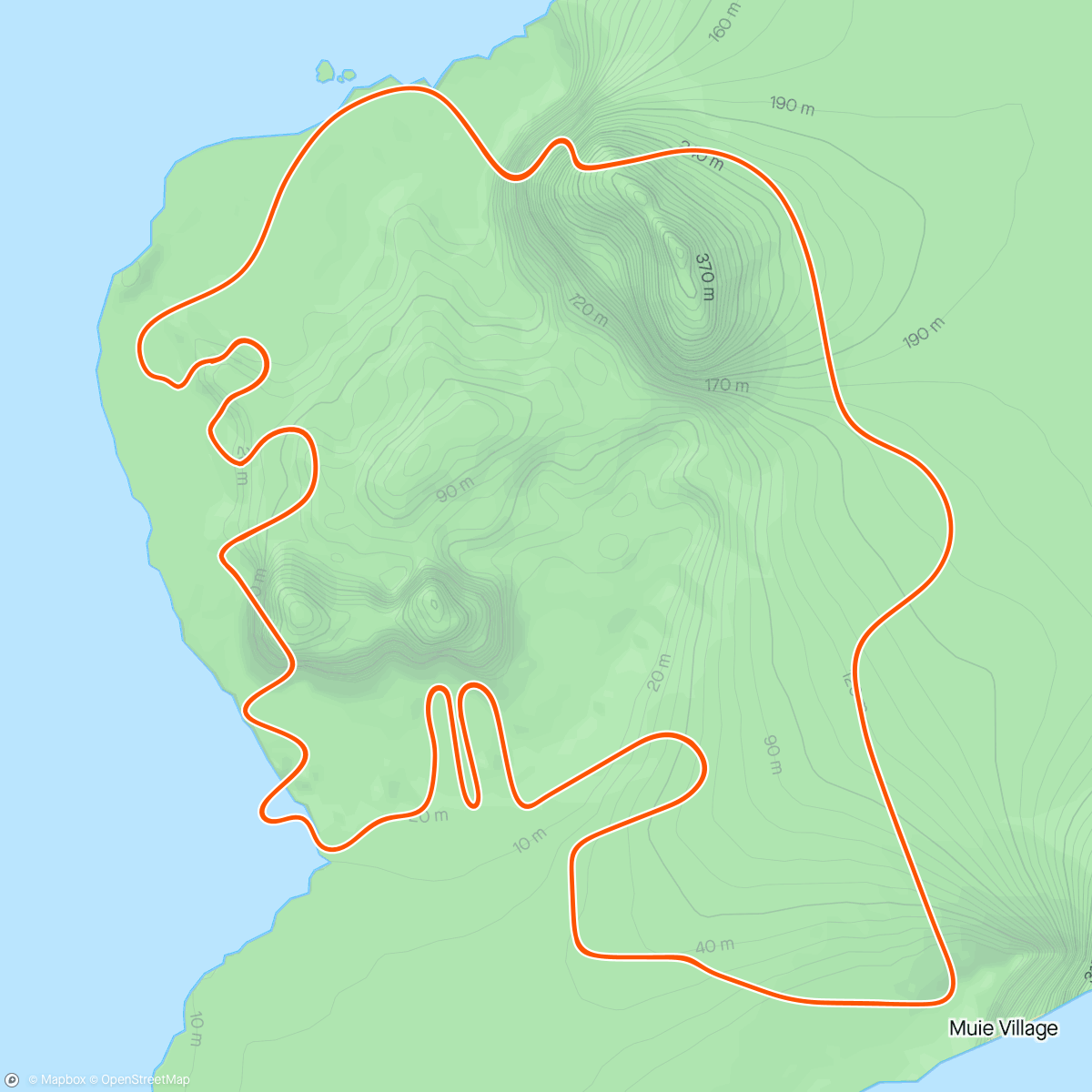 Map of the activity, Zwift - #5 Schwellenintervalle in Watopia