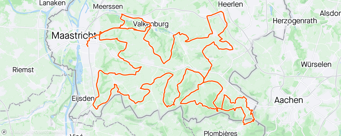 Map of the activity, Amstel Gold