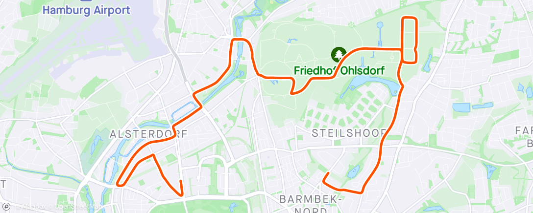 Map of the activity, Feierabend 🚴‍♂️🌦👍