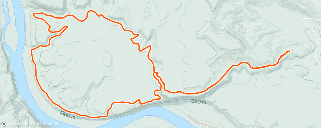 Map of the activity, Favorite lap