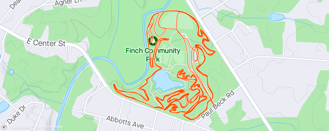Map of the activity, Pre-ride.