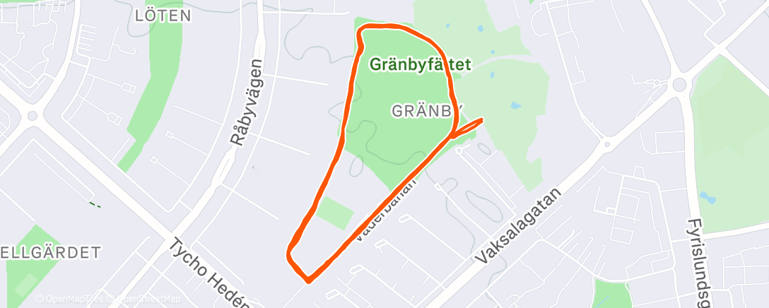 Map of the activity, Evening escape