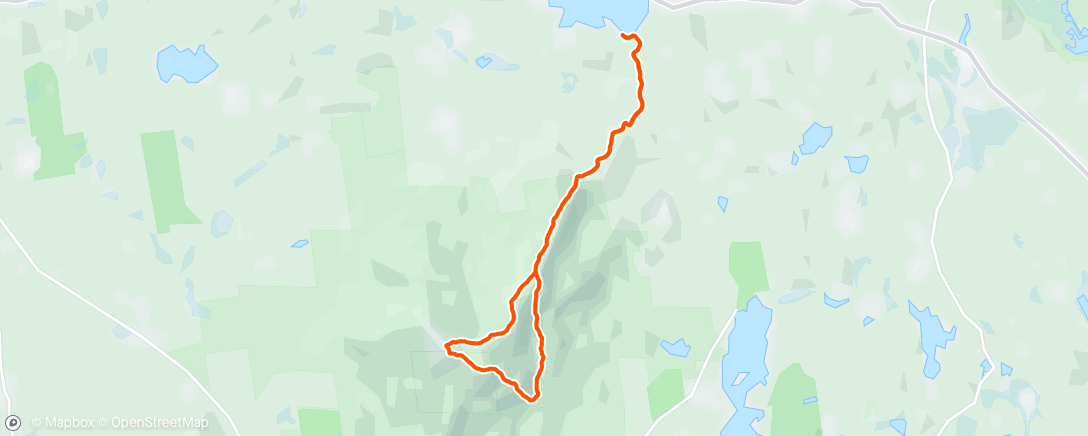 Map of the activity, Mount Monadnock via Pumpelly/White Dot/Cascade Link Trails (W23R4)