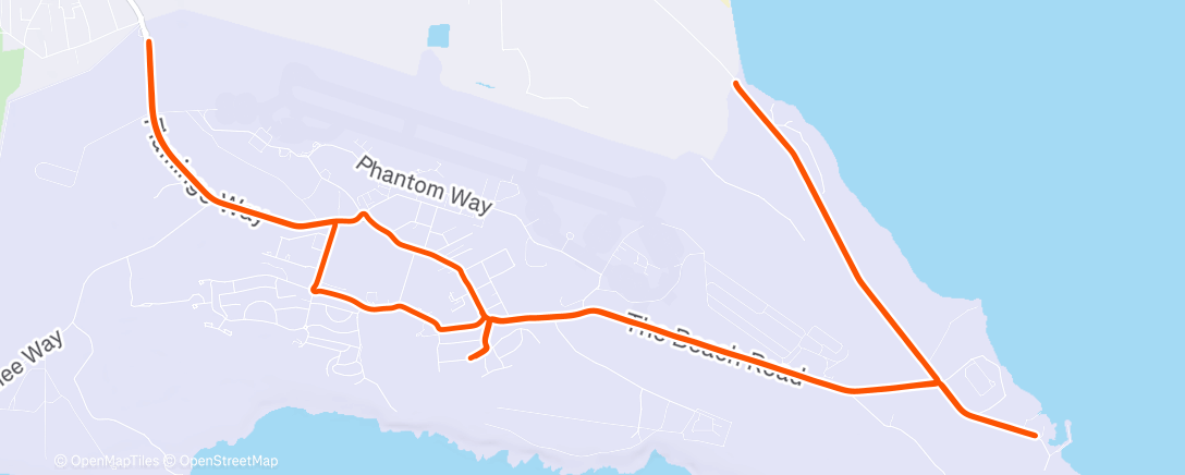 Map of the activity, Morning Ride