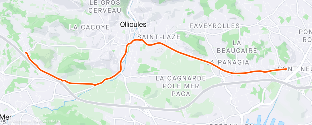 Map of the activity, Vélotaf 1