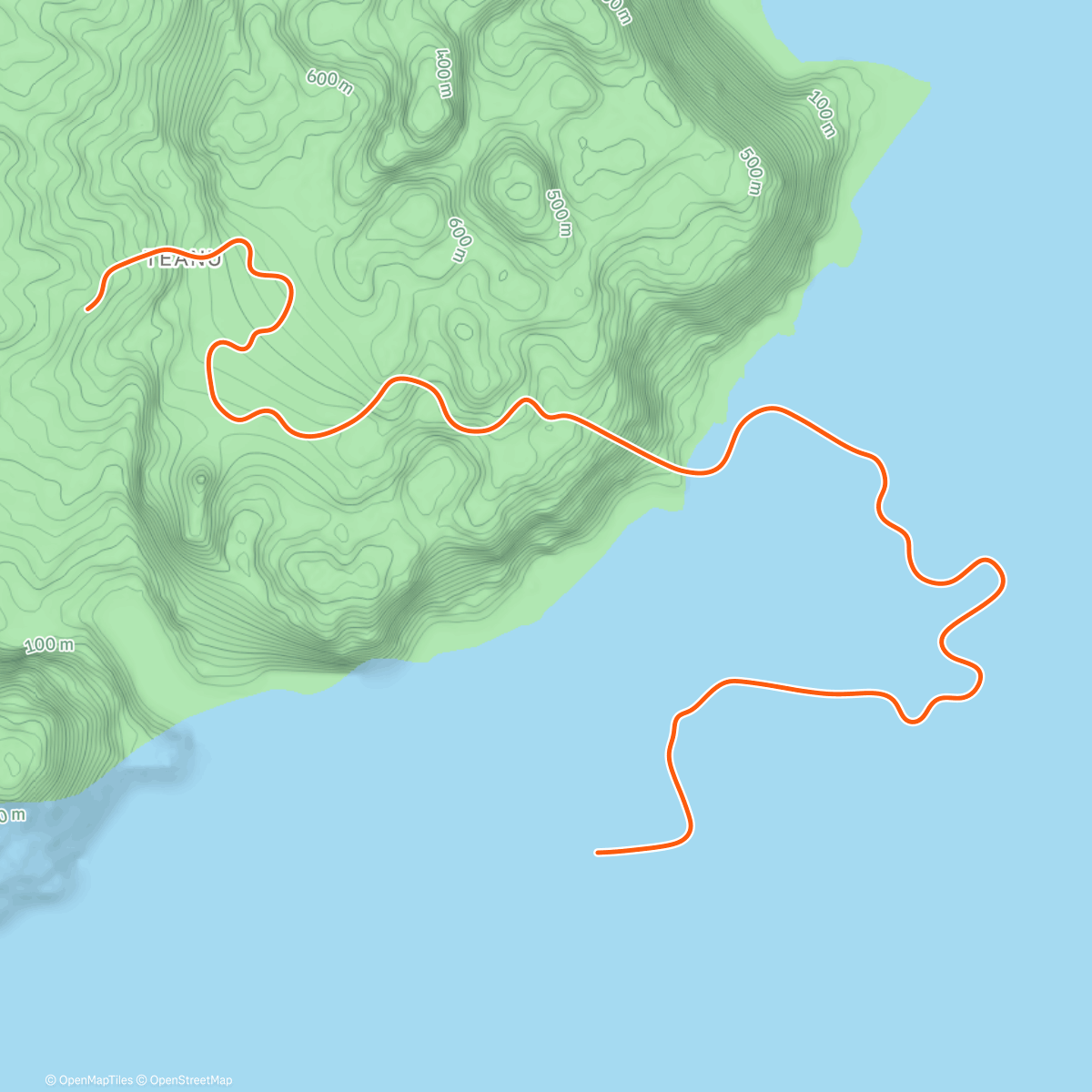 Mappa dell'attività Zwift - Tempus Fugit in Watopia
